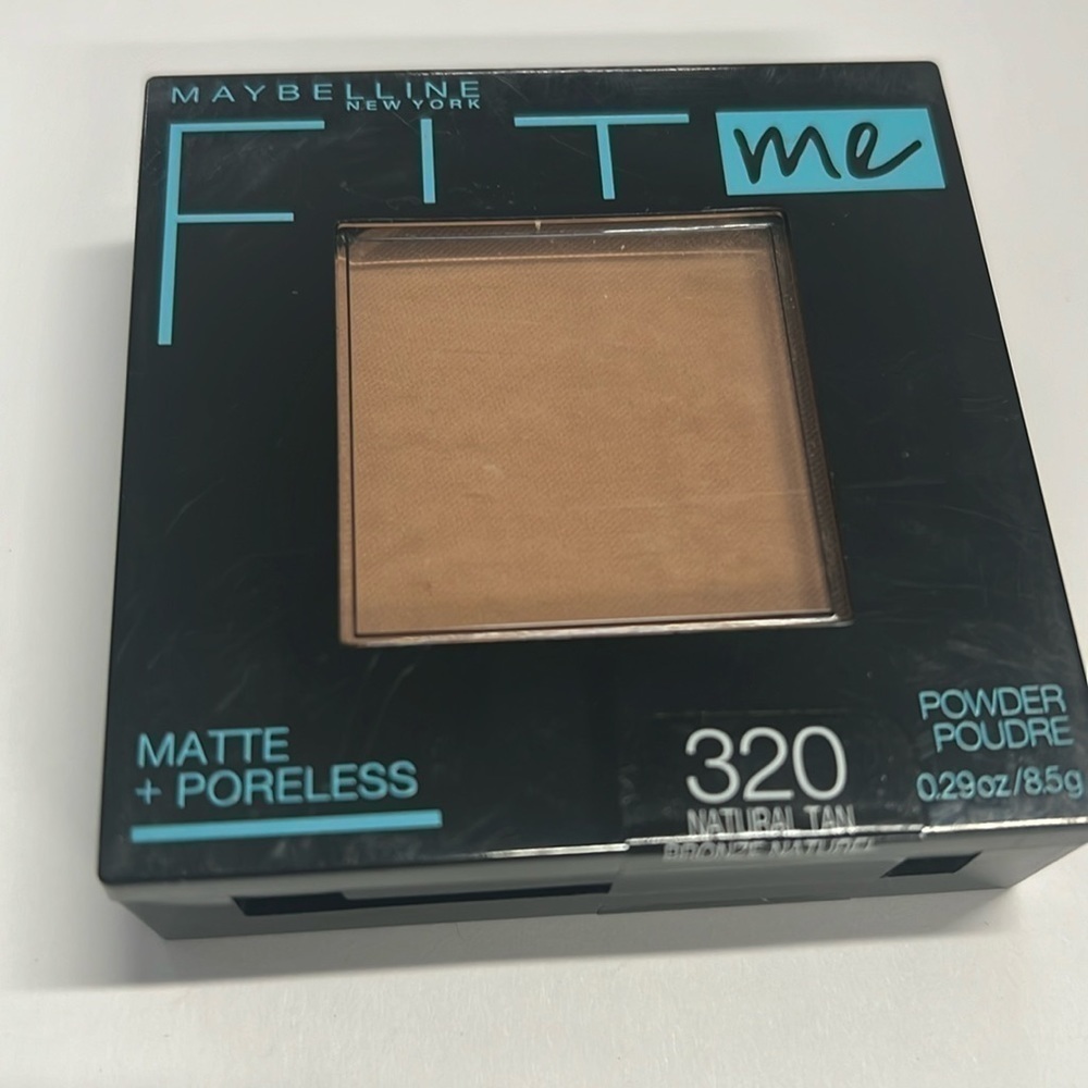 Maybelline Fit Me Natural Tan 320 Matte +Poreless Pressed Powder NEW 0.29oz
